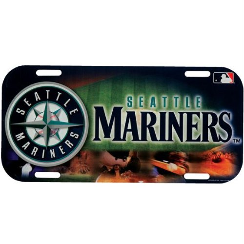 Seattle Mariners - Field High Def License Plate MLB Pro Baseball