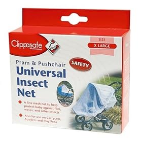 Clippasafe Pram & Pushchair Universal Insect Net (X-Large)