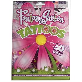 Fantasy Garden, Over 50 Temporary Tattoos