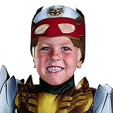 Costume Robo Knight Power Rangers Muscoloso Estroso Travestimento Per Bimbi 4-6 Anni