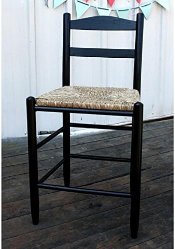 Dixie Seating 24 in. Shaker Style Ladder Back Counter Stool