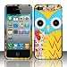 Apple iPhone 4 & 4S Protector Case-Rubberized Design Cover / Owl-2 for AT&T, Verizon & Sprint