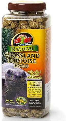 ZOO MED LABORATORIES INC ZM-131 NATURAL GRASSLAND TORTOISE FOOD 15 OUNCE