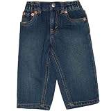 Levi039s Baby Boys Elastic Back Waistband - Faded Dark 12 Months