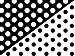 Black and White Polka Dot Reversible Gift Wrap Roll 24