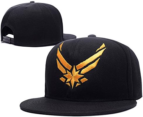 RHXING Captain Marvel Logo Carol Logo Adjustable Snapback Embroidery Hats Caps
