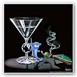Pool Sharks II - Billiard Bad Boys by Michael Godard 11.75"x11.75" Art Print Poster