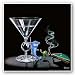 Pool Sharks II - Billiard Bad Boys by Michael Godard 11.75"x11.75" Art Print Poster
