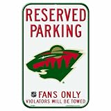 NHL Minnesota Wild 11-by-17 Inch Locker Room Sign