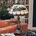 Miami Dolphins Glass Light Table Lamp