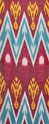 Hand Woven Fabric, Ikat Fabric, Ikat Fabric by the yard , F-A436