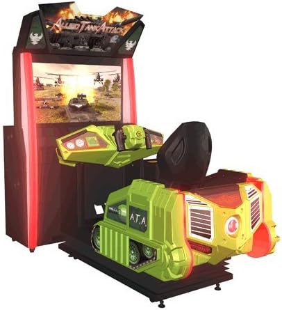 Allied Tank Attack Single Motion Simulator Arcade Game