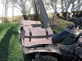 51e5bpJ6A3L. SL160  FOLD N GO REAR RACK ALL TERRAIN VEHICLE (ATV) CARGO BAG   Khaki