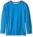 Scout + Ro Big Boys' Long-Sleeve Solid Crew-Neck T-Shirt, Electric Blue, 8