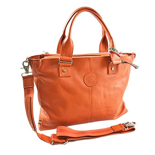 オロビアンコ Orobianco ビジネスバッグ/ブリーフケース BEFFARDA-A 03 オールレザー MANDARINO オレンジレザー 7026343 正規品 画像