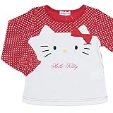 2016年 秋冬 HELLO KITTY ハローキティ スムス フェイス切替 長袖Ｔシャツ レッド◇95cm