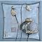 Silver Leaf Poppy II Original Hand-Painted Oil on Canvas Wall Art - 32x32"