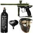 09 Spyder Sonix Paintball Gun Marker Set - Olive