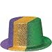 Mardi Gras Glitter Top Hat