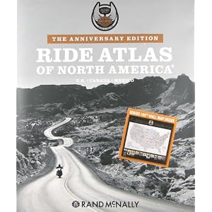 105th Anniversary Edition of the Harley-Davidson� Ride Atlas of North America.