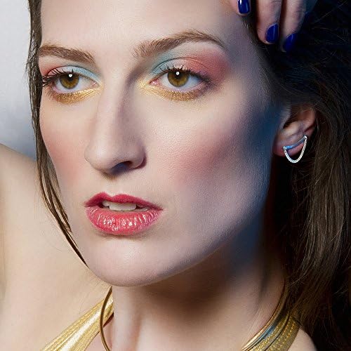 Mini Chain Ear Climber, Sterling Silver or 14K Gold Filled Ear Cuff, single or set of 2