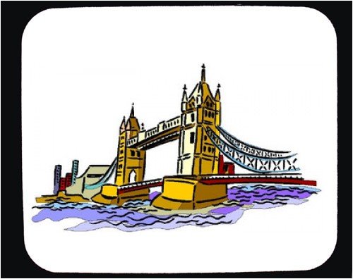 Mouse Pad with London Bridge, England, travel, London, Thames River