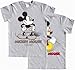 Mickey Mouse Boys 4-16 Now & Then 2-sided T Shirt (M 7/8, Grey)