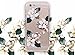 iPhone 6/6S Case,Blingy's® High Quality Floral Pattern Transparent Clear Flexible Soft Slim Rubber TPU Case for iPhone 6/6S-Retail Packaging (White Camelia)