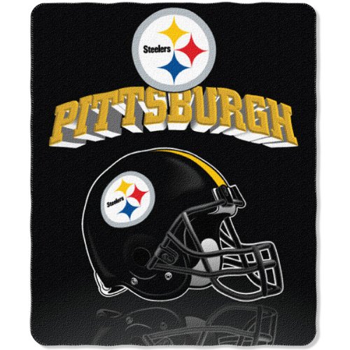 Northwest Pittsburgh Steelers Gridiron Fleece Throw