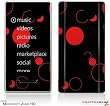 Zune HD Skin - Lots of Dots Red on Black by WraptorSkinz Zune HD Skin - Lots of Dots Red on Black by WraptorSkinz