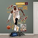 NBA Cleveland Cavaliers LeBron James Forward Fathead Real Big Decals, 50"W x 77"H