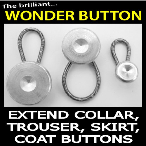 Trouser, Jeans, Skirt, Waist, Coat & Shirt Collar BUTTON EXTENDERS x3 ( Trouser, Jeans, Skirt, Waist, Coat & Shirt Collar BUTTON EXTENDERS x3 (