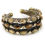 Sorrelli City Neutral Multi-Crystal Petal Band