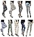Wholesale Womens Leggings Camouflage Tribal Aztec Print Pattern Design 9-Pack