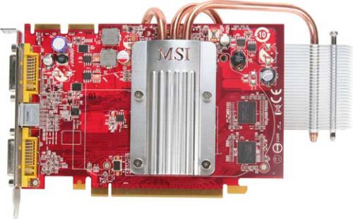 MSI ATI HD2600XT T2D512EZ/D3 PCX Grafikkarte PCI-E 512MB DDR3 TV-Out DVI