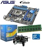 Produkt-Bild: CSL PC Aufr&uuml;stkit - PC Aufr&uuml;stset von CSL-Computer | Intel Core i7 2600 CPU (4x 3,4 GHz) | ASUS P8H61-M LE Mainboard | 8GB Elixir Arbeitsspeicher (2x 4096 MB DDR3 RAM 1333 MHz) | CPU Mainboard Bundle | PC Tuningkit inkl. CSL Softwarekompilation