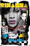 (22x34) Rihanna Hot Collage Music Poster Print