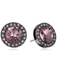 Juicy Couture Pink Pave Stone Stud Earrings