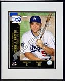 Russell Martin 2008 Studio Double Matted 8O x 10O Photograph in Black Anodized Aluminum Frame