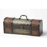Antique Wood Wine Box Single Bottle Wine Holder