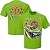 Danica Patrick #10 Go Daddy NASCAR Adult Speedbolt T-Shirt-Lime Green