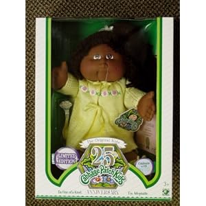 Cabbage Patch Kids 25th Anniversary Limited Edition African American Girl Brown Hair and Eyes,... by