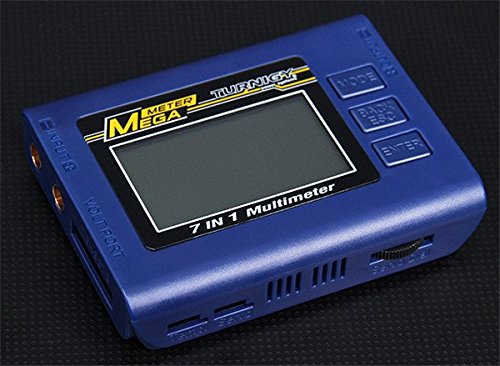 HobbyKing Turnigy 7in1 Mega Meter Battery Checker/Watt Meter/Servo Tester / Dimensions: 95.3mm x 72.8mm x 21.5mm