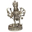 Kali Figurine Brass Religious Statues 5.5 x 2 x 9 inches