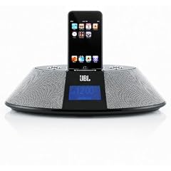 JBL On Time 200 P Lautsprechersystem (20 Watt, Uhr mit Weckfunktion, Dock) f�r Apple iPod/iPhone schwarz
