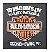Harley-Davidson Men's Long Sleeve Orange Bar & Shield Grey Shirt 30291963 (2XL)