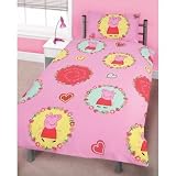 Character World Peppa Pig Spiral Rotary Single Duvet Set