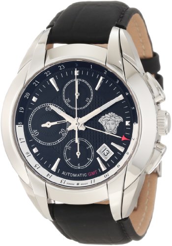 Versace Women's 25A99D008 S009 Character Automatic GMT Stainless Steel Chronograph Watch