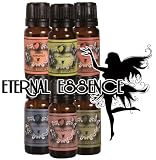Fragrance Oil - Eternal 6 Pack of Essence - Amber Romance, Chanel NO 5, Frankincense, Musk, Sandlewood, Ylang Ylang - 10 ml - Scented Oil