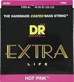 DR Strings Hot Pink - Extra-Life Pink Coated 5 String Bass 45-125
